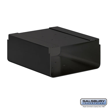Newspaper Holder - for Roadside Mailbox and Mail Chest - Black